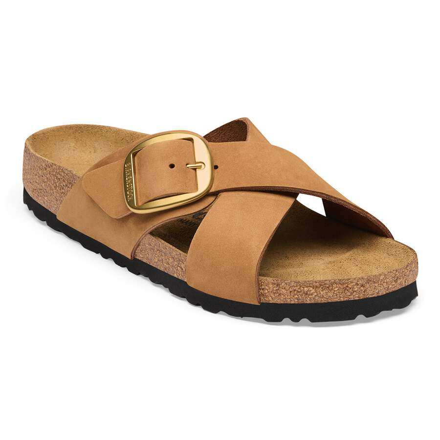 Siena Big Buckle Nubuck Leather - Mink