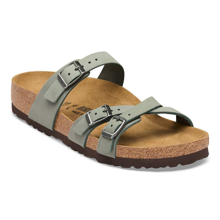 Franca Nubuck Leather - Pure Sage