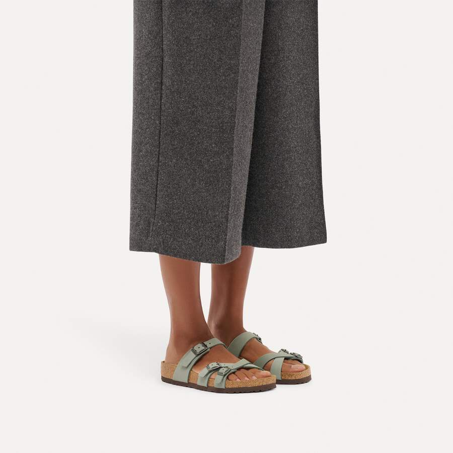 Franca Nubuck Leather - Pure Sage