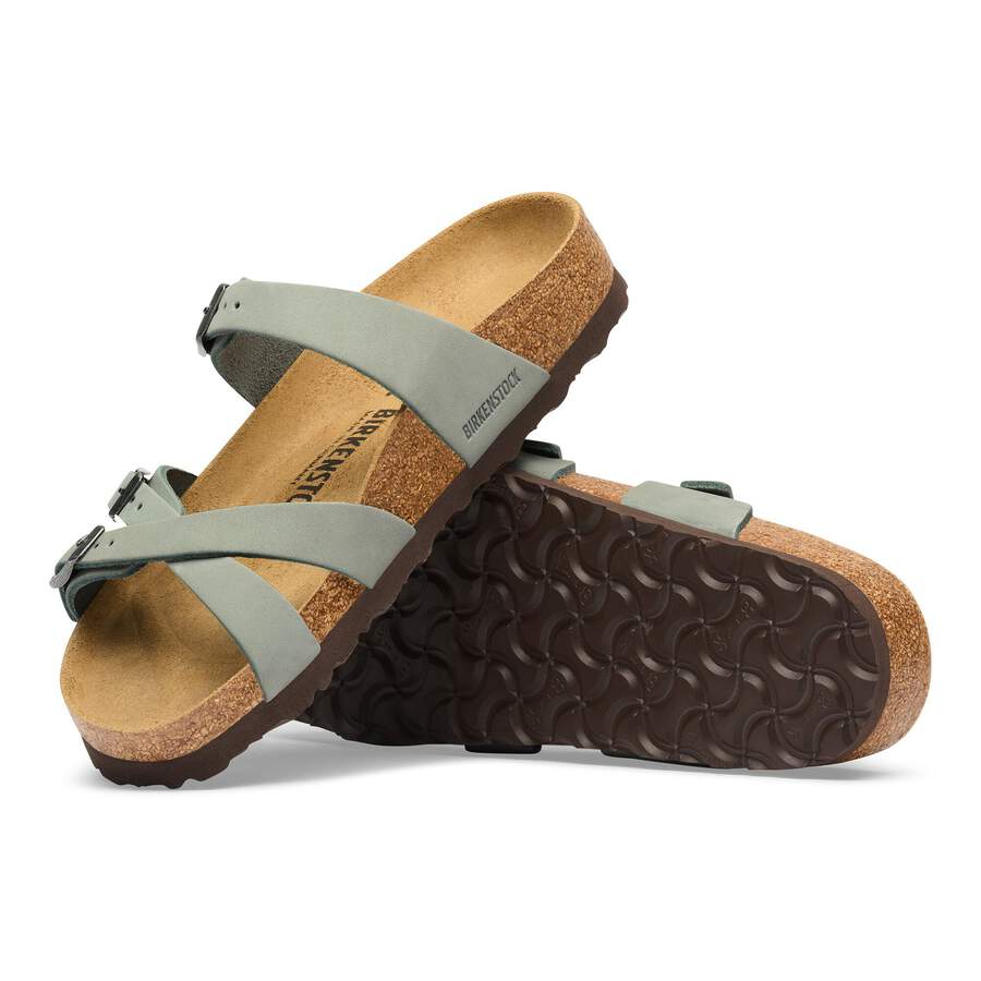 Franca Nubuck Leather - Pure Sage
